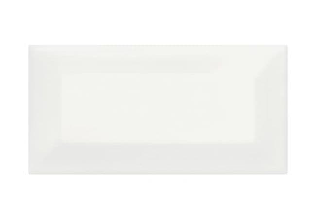 Urban Zebra Portofino Ceramic Tile White Beveled, Urban Zebra
