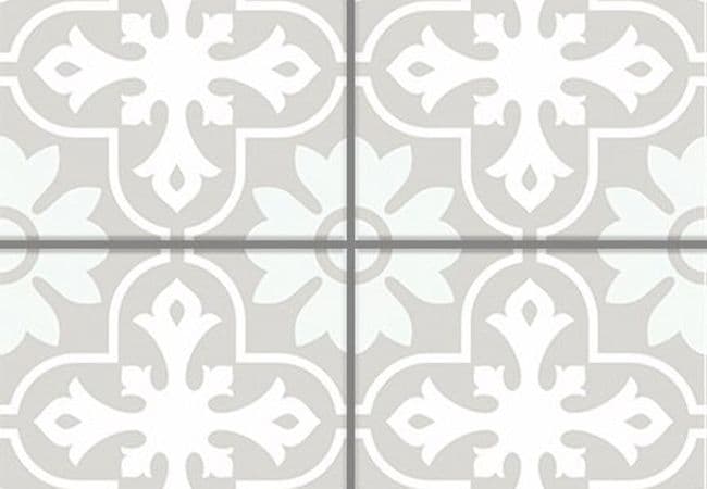 Urban Zebra Encaustica II Porcelain Tile Floret, Urban Zebra