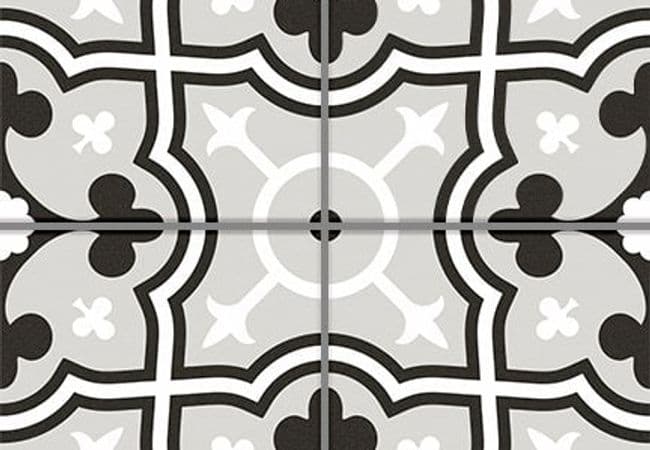 Urban Zebra Encaustica II Porcelain Tile Madison, Urban Zebra