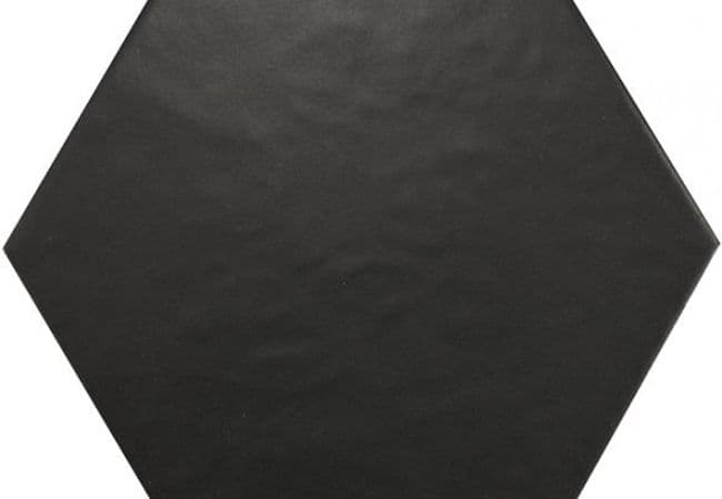 Urban Zebra Hexatile Porcelain Tile Nero, Urban Zebra