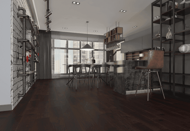 Vidar American Black Walnut Engineered Chocolate 10 1/4", Vidar Flooring