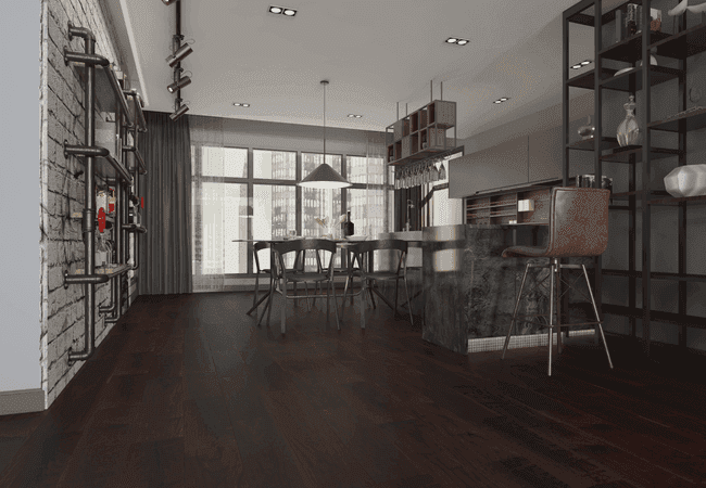 Vidar American Black Walnut Engineered Chocolate 6", Vidar Flooring
