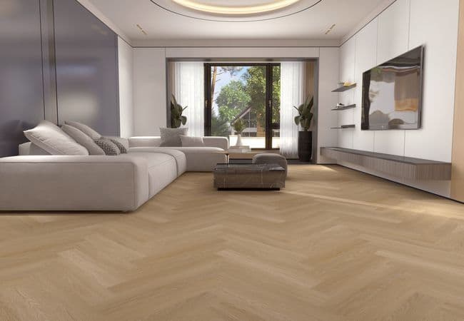 Woden Herringbone H03 Honey Oak Luxury Vinyl Plank, Woden Flooring