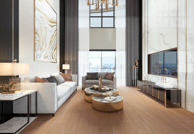 Woden Elite White Oak Engineered Irish Tea — Woden Flooring