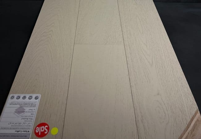Woden Grand Chateau Oak Engineered White Coffee — Woden Flooring