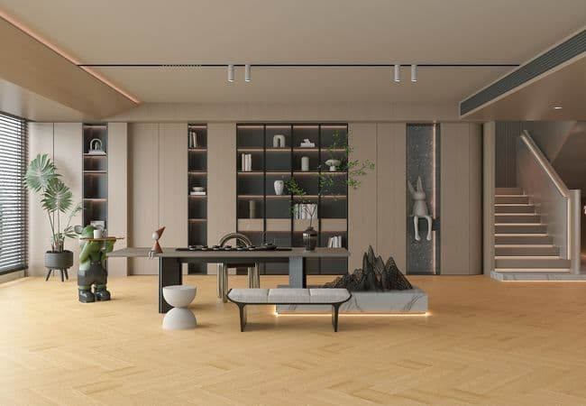 Woden Flooring Monte Rosa Herringbone American Oak Menton, Woden Flooring