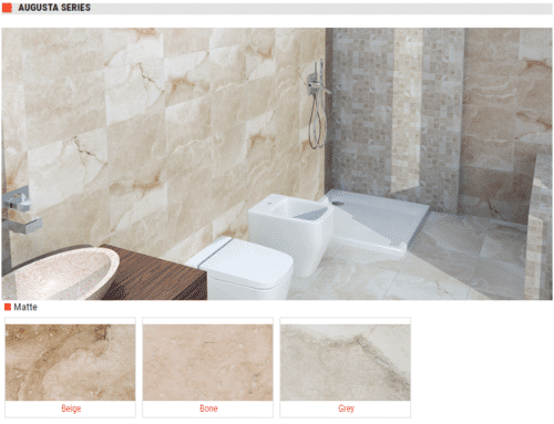 Augusta Series Matte Ceramic Wall Tiles – Color: Beige, Bone, Grey – Size: 10″ x 16″ SQUAREFOOT FLOORING - MISSISSAUGA - TORONTO - BRAMPTON