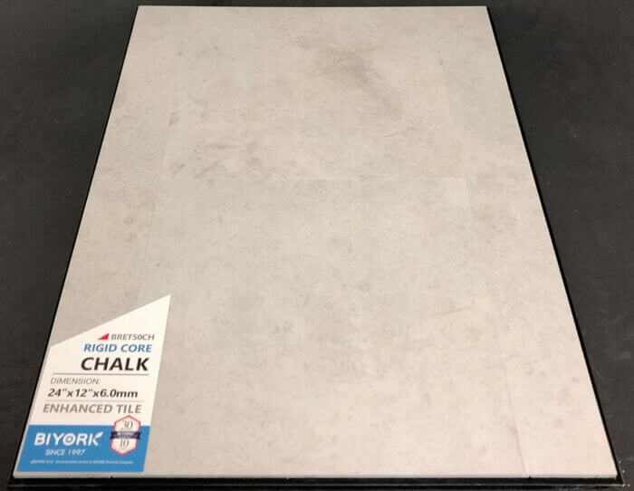Chalk Biyork 6mm SPC Vinyl Tile Flooring Rigid Core – Enhanced Tile SQUAREFOOT FLOORING - MISSISSAUGA - TORONTO - BRAMPTON