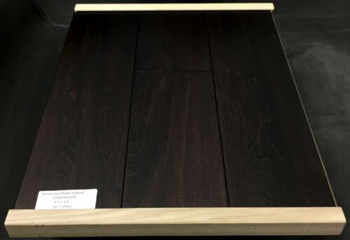 Chocolate Northernest Maple Handscraped Hardwood Flooring SQUAREFOOT FLOORING - MISSISSAUGA - TORONTO - BRAMPTON