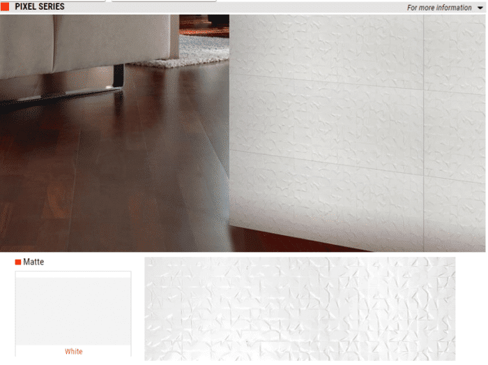Pixel Series Matte Ceramic Wall Tiles – Color: White – Size: 10 x 30 SQUAREFOOT FLOORING - MISSISSAUGA - TORONTO - BRAMPTON