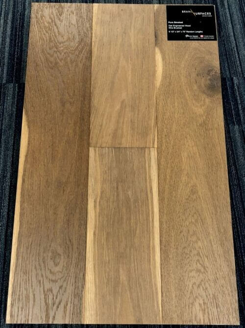Pure Smoked Brand Surfaces Oak Wirebrushed Engineered Hardwood Flooring SQUAREFOOT FLOORING - MISSISSAUGA - TORONTO - BRAMPTON