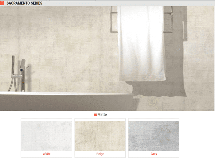 Sacremento Series Matte Wall Tiles – Color: White, Beige, Grey Size: 8 x 24 SQUAREFOOT FLOORING - MISSISSAUGA - TORONTO - BRAMPTON