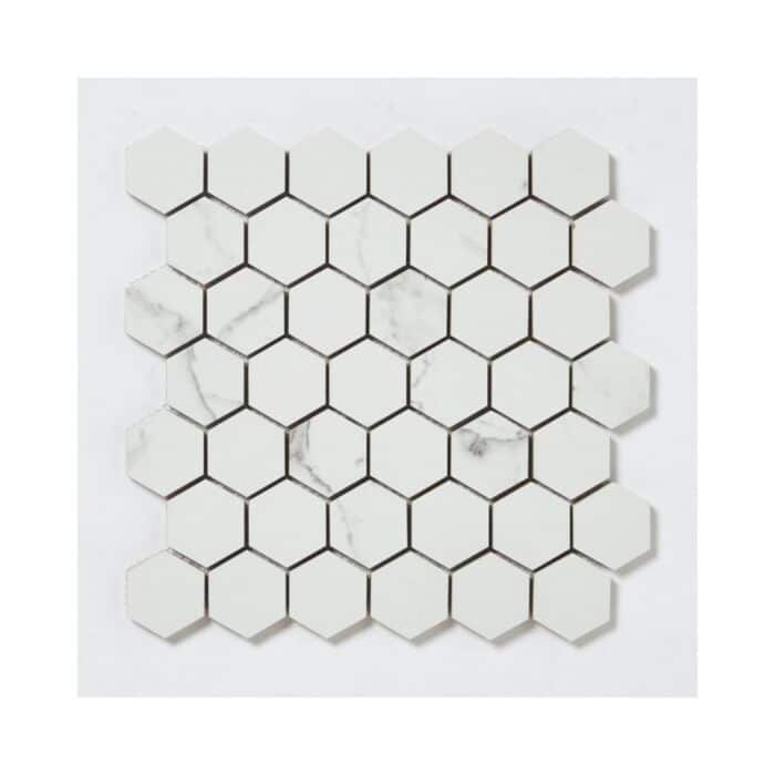 32STM018 Skyline Honed Hexagon Marble Mosaics SQUAREFOOT FLOORING - MISSISSAUGA - TORONTO - BRAMPTON
