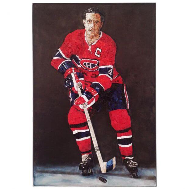 Omaggio Hockey Jean Beliveau 1 – 24.38”x36.5” SQUAREFOOT FLOORING - MISSISSAUGA - TORONTO - BRAMPTON