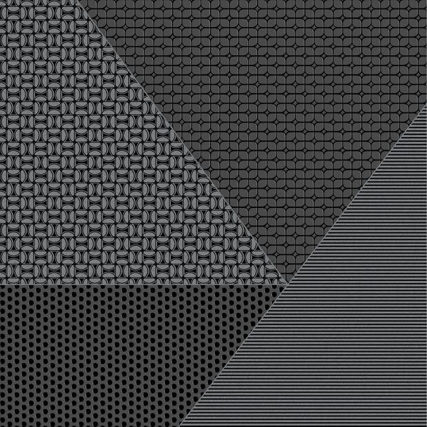 8”x8” Origami Black Mix SQUAREFOOT FLOORING - MISSISSAUGA - TORONTO - BRAMPTON