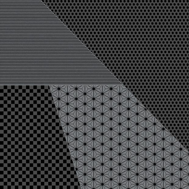 24”x24” Origami Mix Black SQUAREFOOT FLOORING - MISSISSAUGA - TORONTO - BRAMPTON