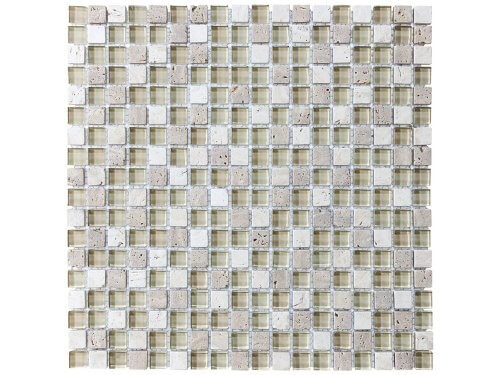 CréMe Brulee Glass Stone 5/8 X 5/8 In / 1.6 X 1.6 Cm Mosaic – Anatolia Tile SQUAREFOOT FLOORING - MISSISSAUGA - TORONTO - BRAMPTON