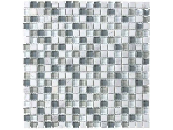 Iceland Glass Stone 5/8 X 5/8 In / 1.6 X 1.6 Cm Mosaic – Anatolia Tile SQUAREFOOT FLOORING - MISSISSAUGA - TORONTO - BRAMPTON