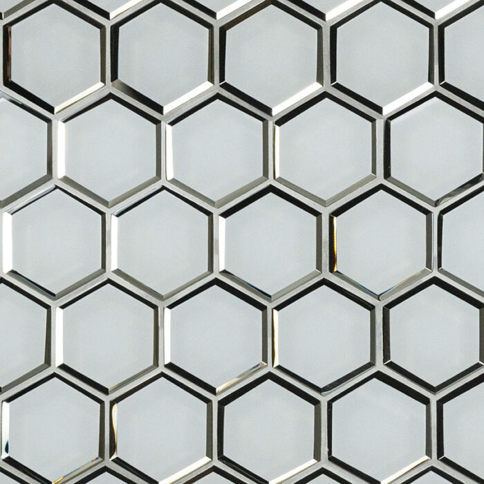 MSI Ice Beveled 3" Hexagon Mosaic Tile